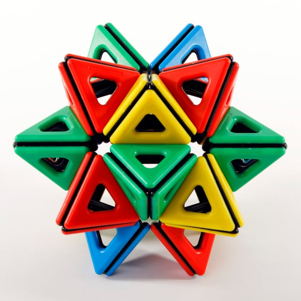 Magnetic Polydron Mathematics Set - 118-Piece Geometry Kit
