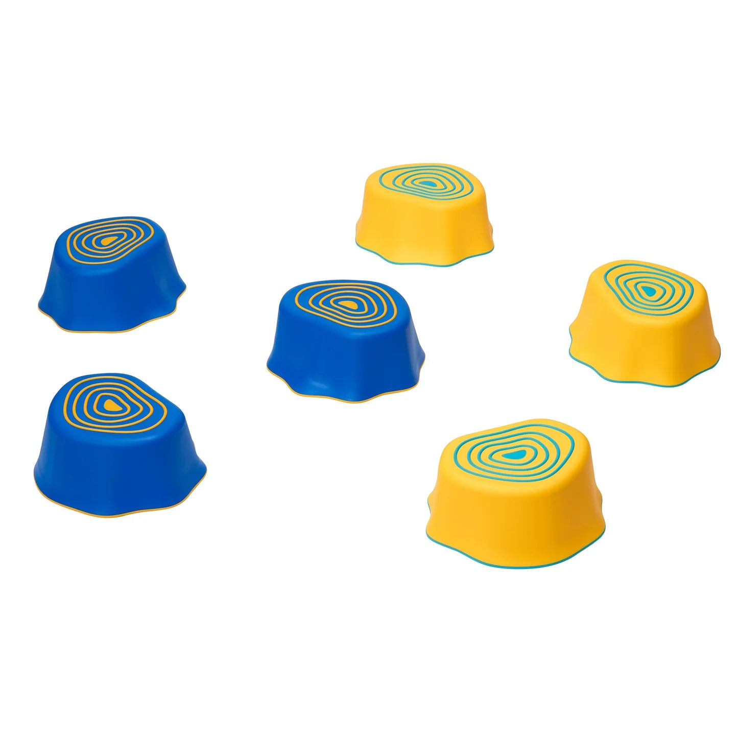 Step‑A‑Stumps – 6‑Piece Modular Balance Stepping Stones for Sensory Play