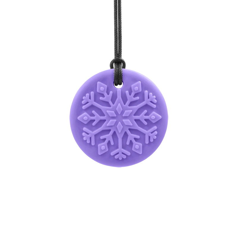 ARK Blizzard Bite Snowflake Chewelry - Textured Chew Necklace