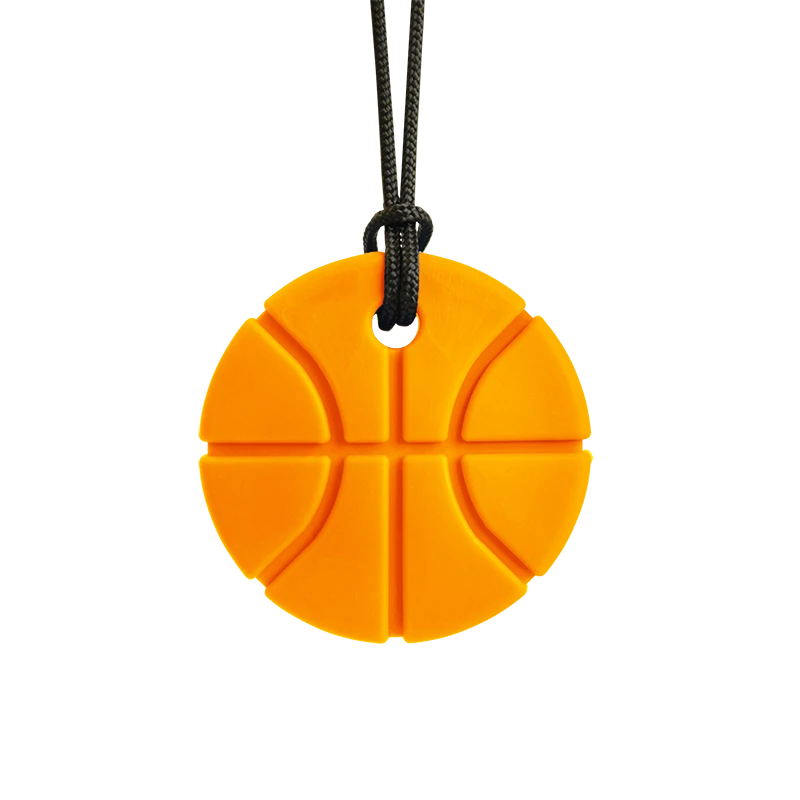 ARK Basketball Chew Necklace - Chewable Pendant for Oral Motor Needs