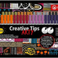 Multi-Tip Pen Set - STABILO Creative Tips - ARTY - Tin of 50 - URBAN - Assorted Colours