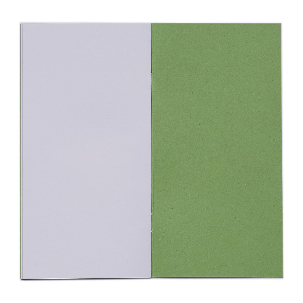 RHINO 8 x 4" Exercise Book Light Green Cover - Blank | 32pg/10pk
