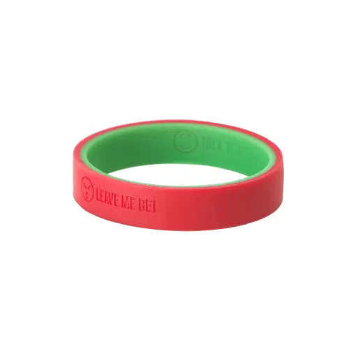 Adult Flip Communication Bangle Sensory Chew - Green And Red | The Dyslexia Shop
