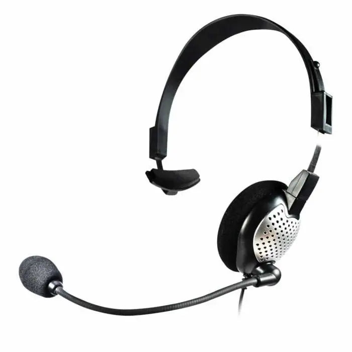Andrea NC-181VM Monaural Headset and with Volume/Mute Controls with USB A Connector | The Dyslexia Shop