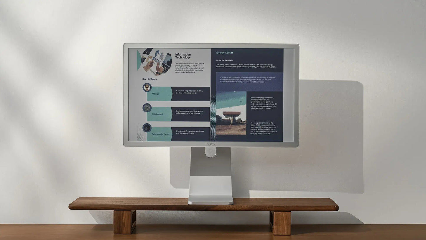 BOOX Mira Pro 25.3" Colour E Ink Monitor – Eye-Friendly Display for Professionals | The Dyslexia Shop