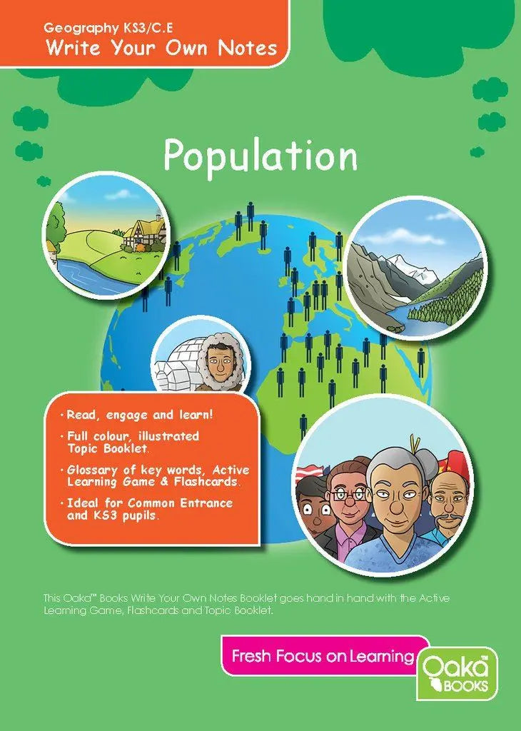 CE-KS3 Geography: Population - Topic Pack | The Dyslexia Shop