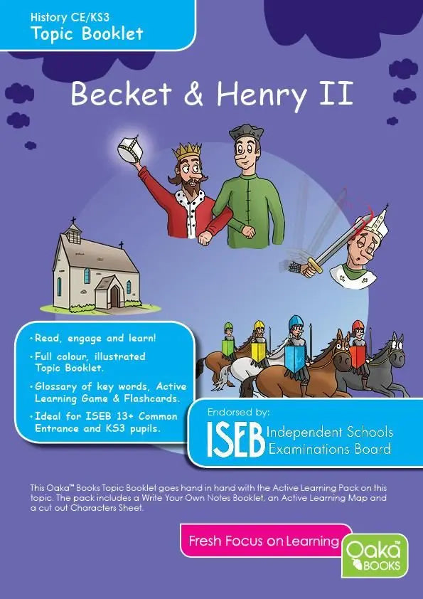 CE-KS3 History: Becket and Henry II - Topic Pack | The Dyslexia Shop