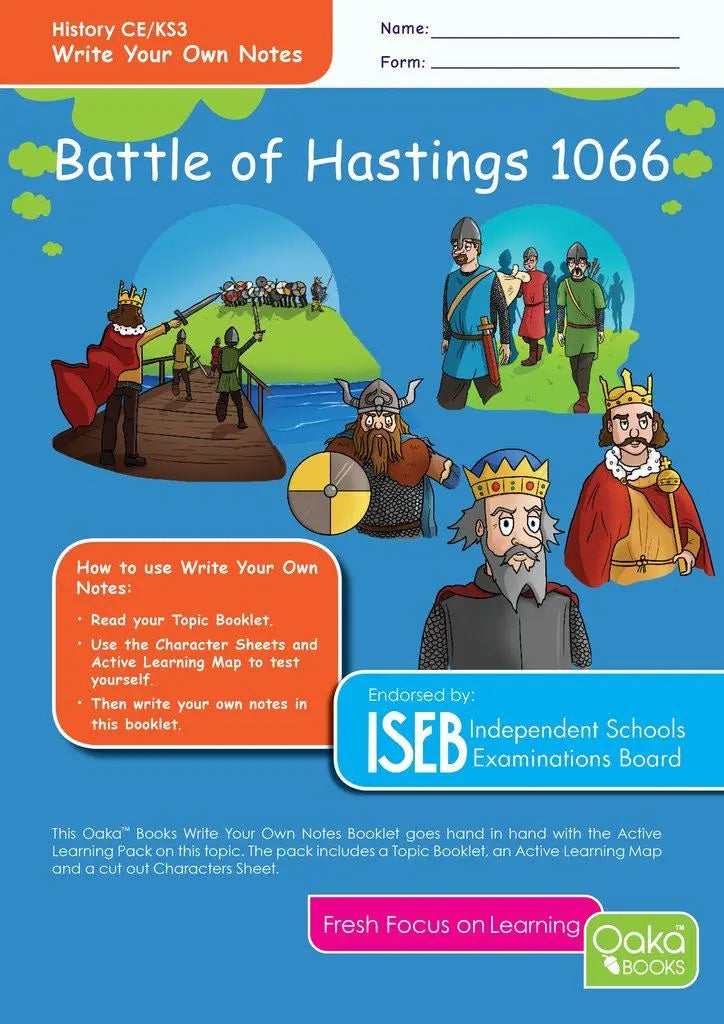 CE-KS3 History: The Battle of Hastings - Topic Pack | The Dyslexia Shop