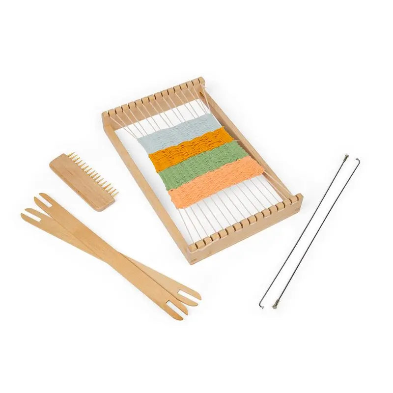 Children’s Wooden Weaving Loom Set - BigJigs | The Dyslexia Shop