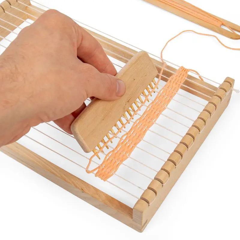 Children’s Wooden Weaving Loom Set - BigJigs | The Dyslexia Shop