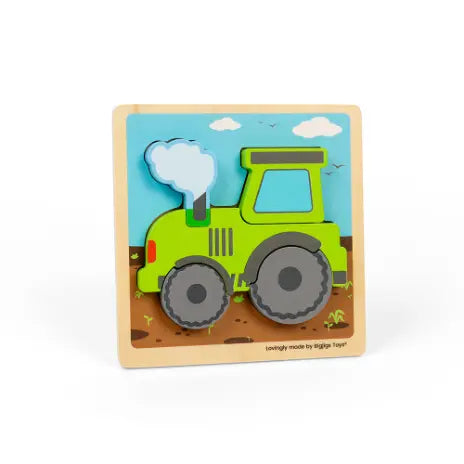 Chunky Lift Out Tractor Puzzle | The Dyslexia Shop