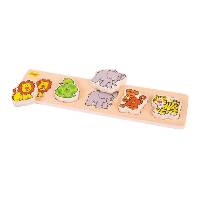 Chunky Lift and Match Puzzle - Safari | The Dyslexia Shop