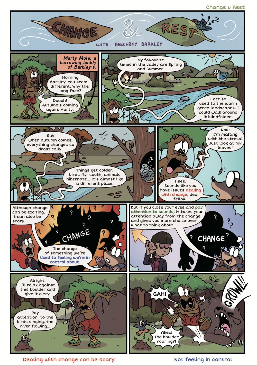 Dekko Comics - Mental Health and Wellbeing