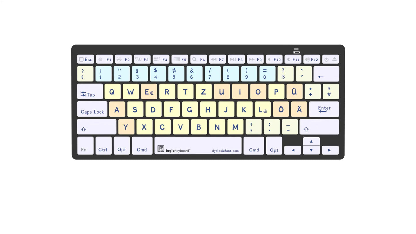 Dyslexie keyboard Bluetooth Mac UK | The Dyslexia Shop
