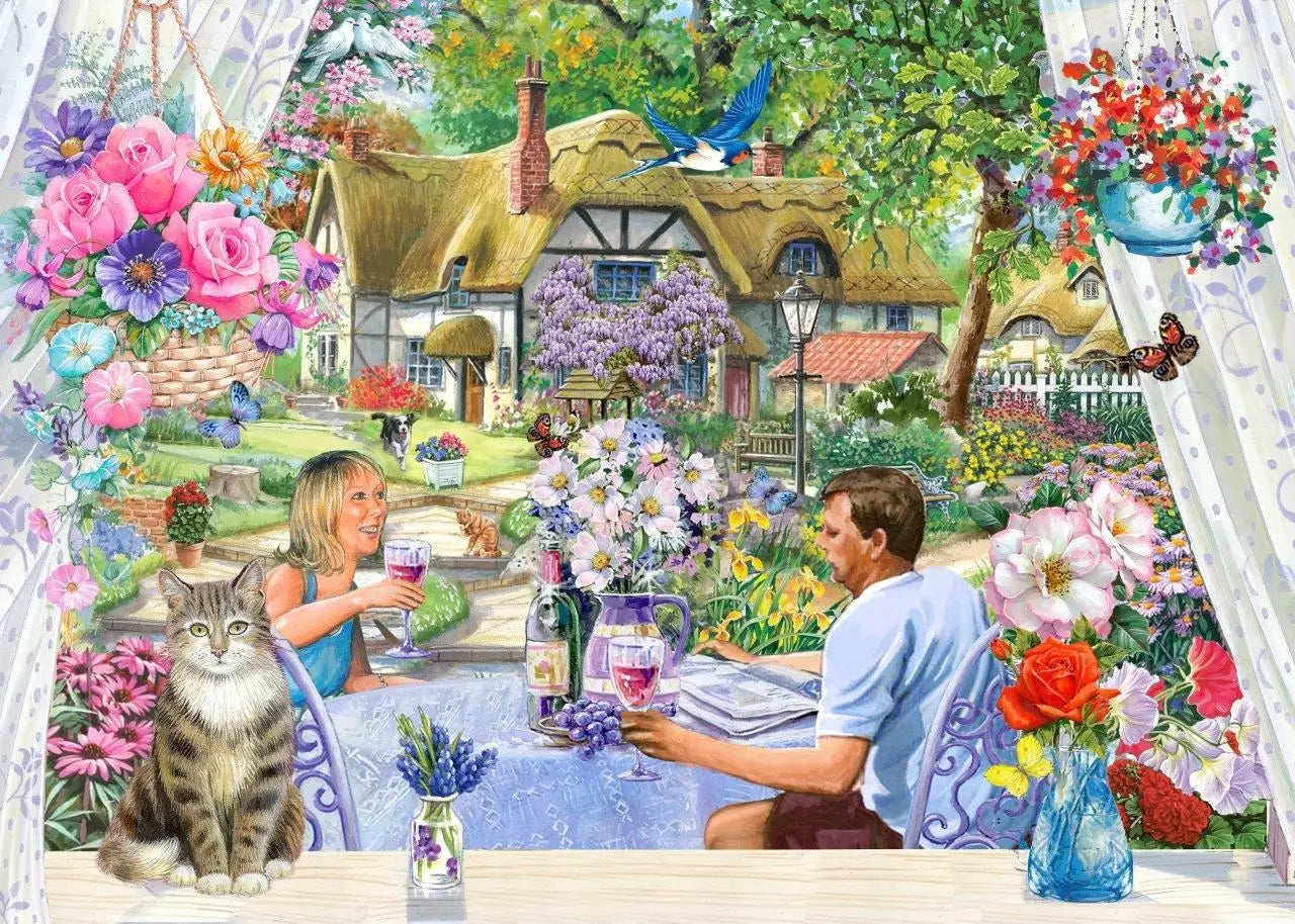 Enjoying the Garden BIG 500 Puzzle | The Dyslexia Shop