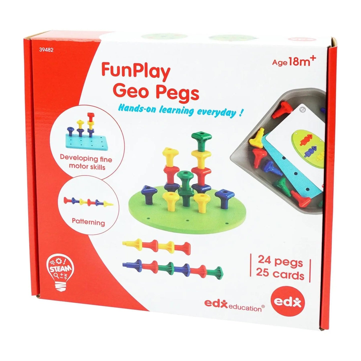 Funplay Geo Pegs | The Dyslexia Shop