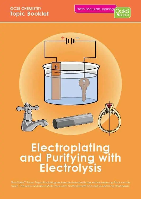 GCSE/KS4 Chemistry: Electroplating & Purifying with Electrolysis - Topic Pack | The Dyslexia Shop
