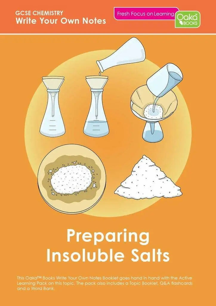 GCSE/KS4 Chemistry: Preparing Insoluble Salts - Topic Pack | The Dyslexia Shop