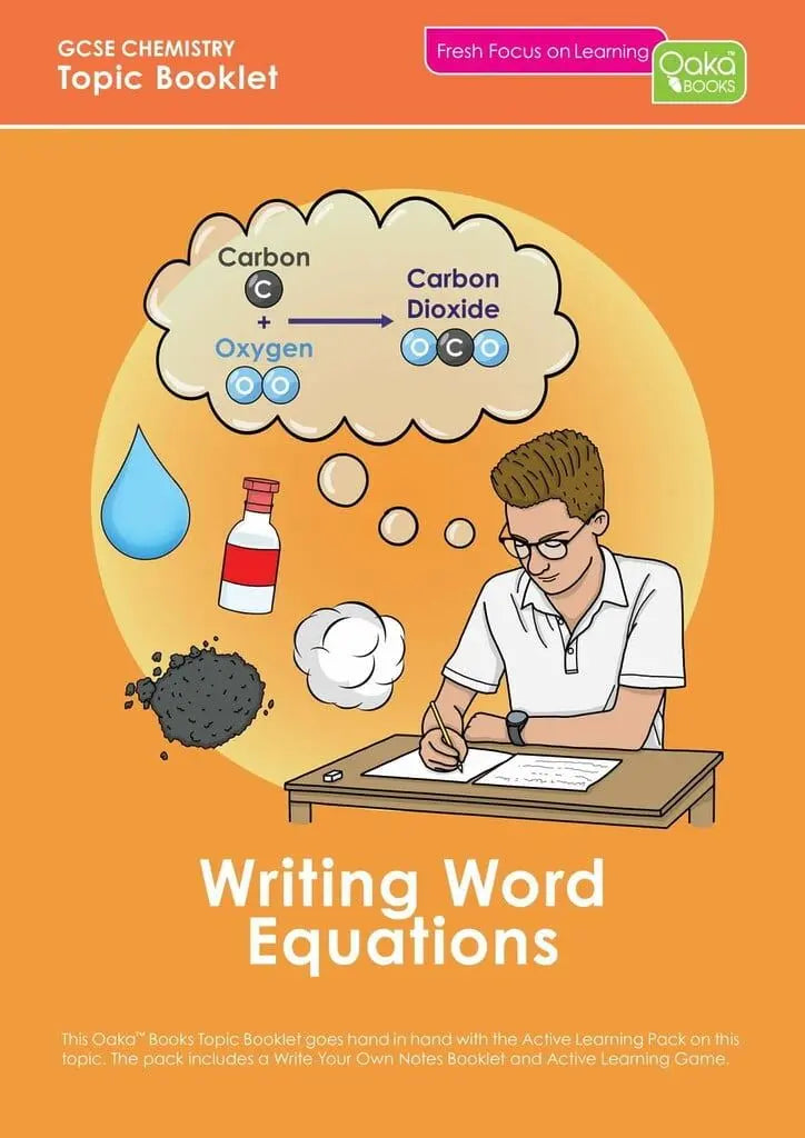 GCSE/KS4 Chemistry: Writing Word Equations - Topic Pack | The Dyslexia Shop