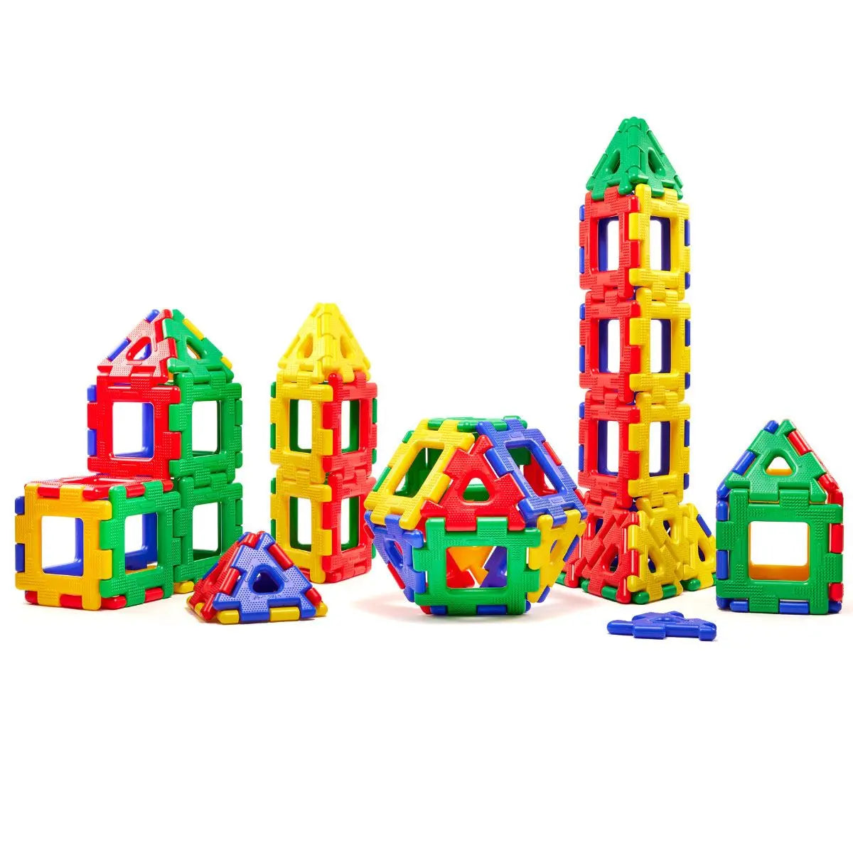 Giant Polydron Class Set – 80-Piece Large-Scale Construction Kit for Early Years Education | The Dyslexia Shop