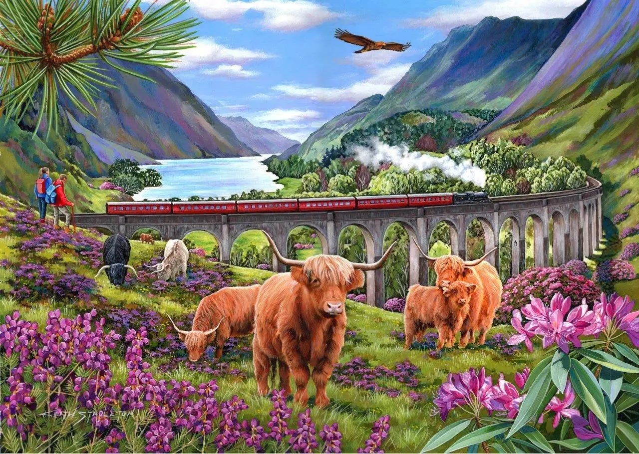 Glenfinnan Ladies BIG 500 Puzzle | The Dyslexia Shop