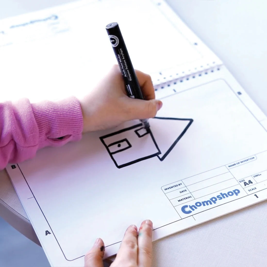 Chomp Inventor's Workbook -- STEM Activity Book for Young Makers