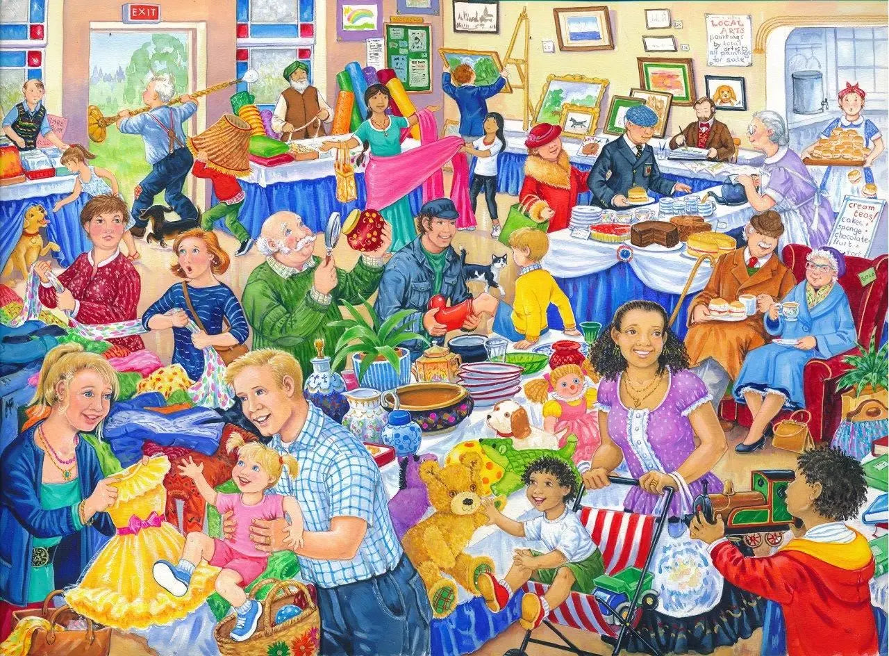 Jumble Sale BIG 500 Puzzle | The Dyslexia Shop