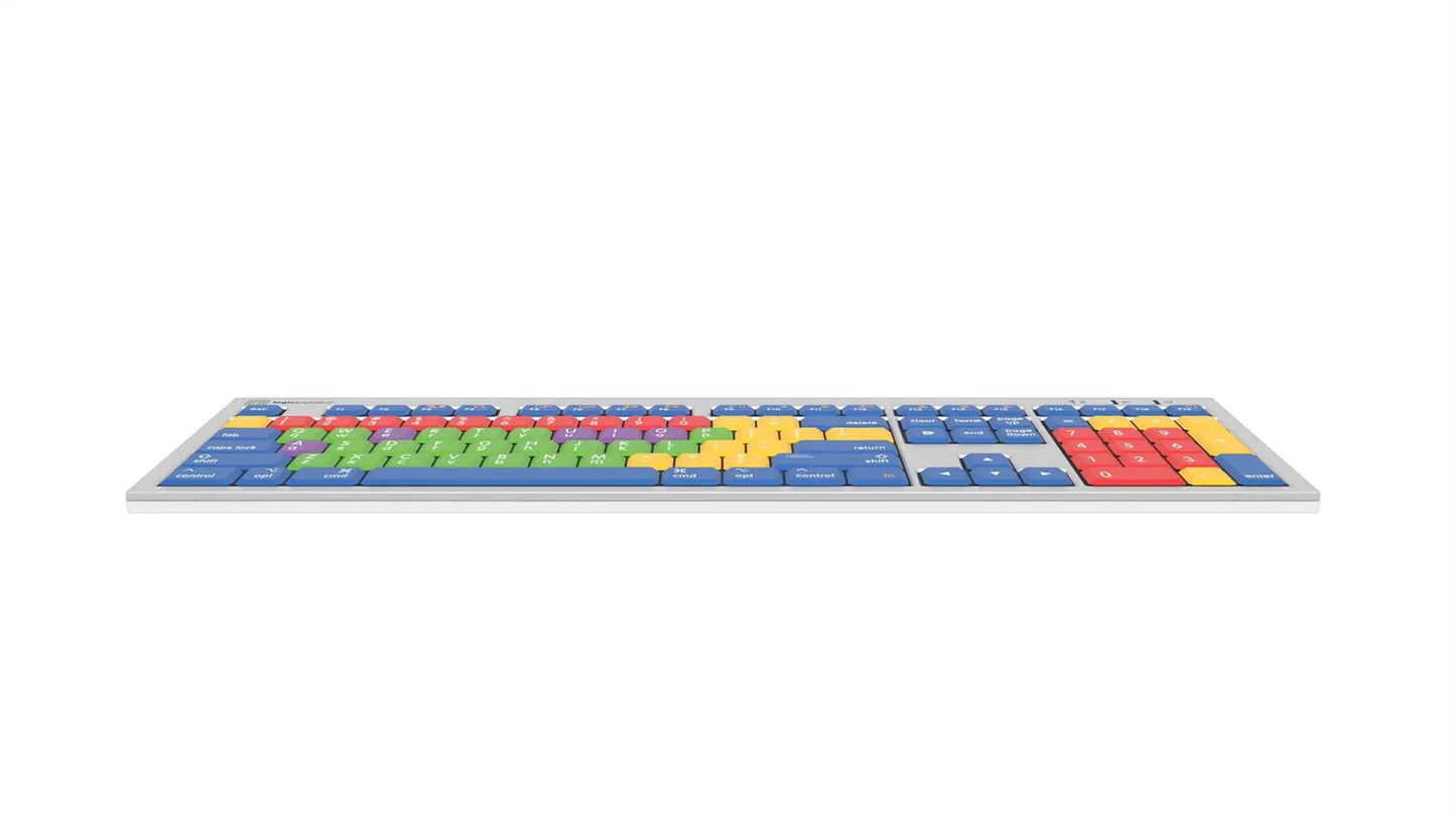 Logickeyboard Kids Learning Board ALBA Slimline Keyboard – Mac | The Dyslexia Shop