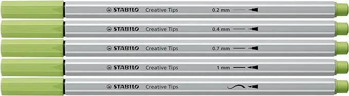 Multi-Tip Pen Set - STABILO Creative Tips - ARTY - Tin of 30 - PASTEL - Assorted Colours | The Dyslexia Shop