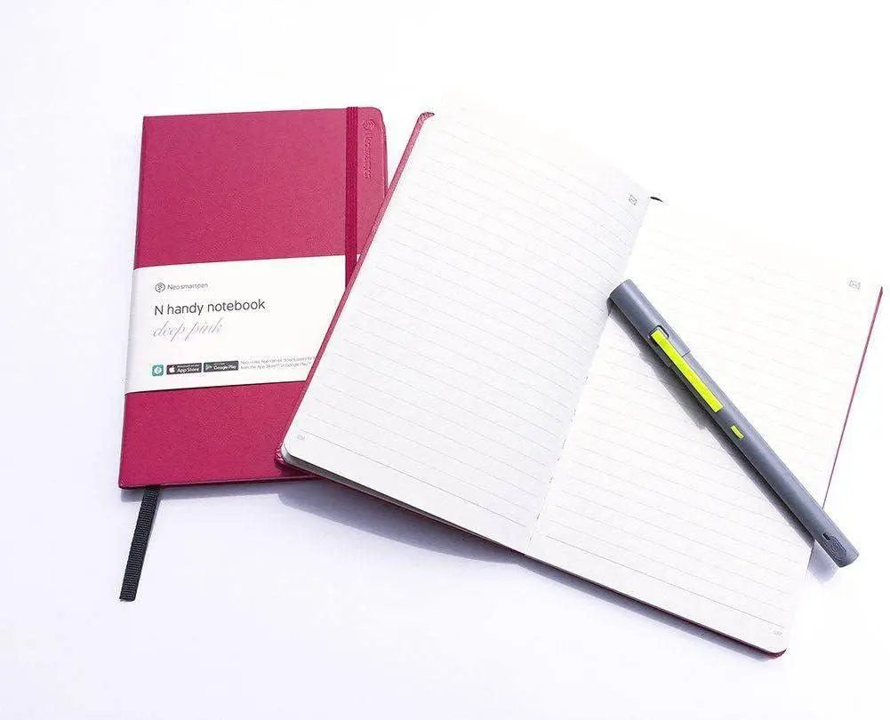 NeoLAB N Handy Leather Notebook (PINK) – Digitise Your Handwritten Notes with Neo Smartpens | The Dyslexia Shop