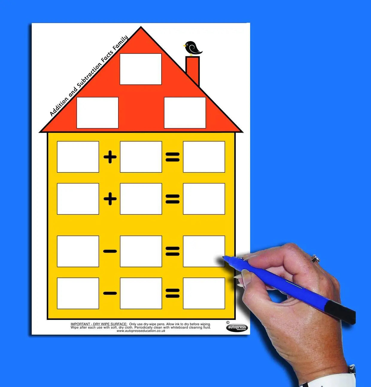 Number Facts House – Addition and Subtraction (Medium) | The Dyslexia Shop