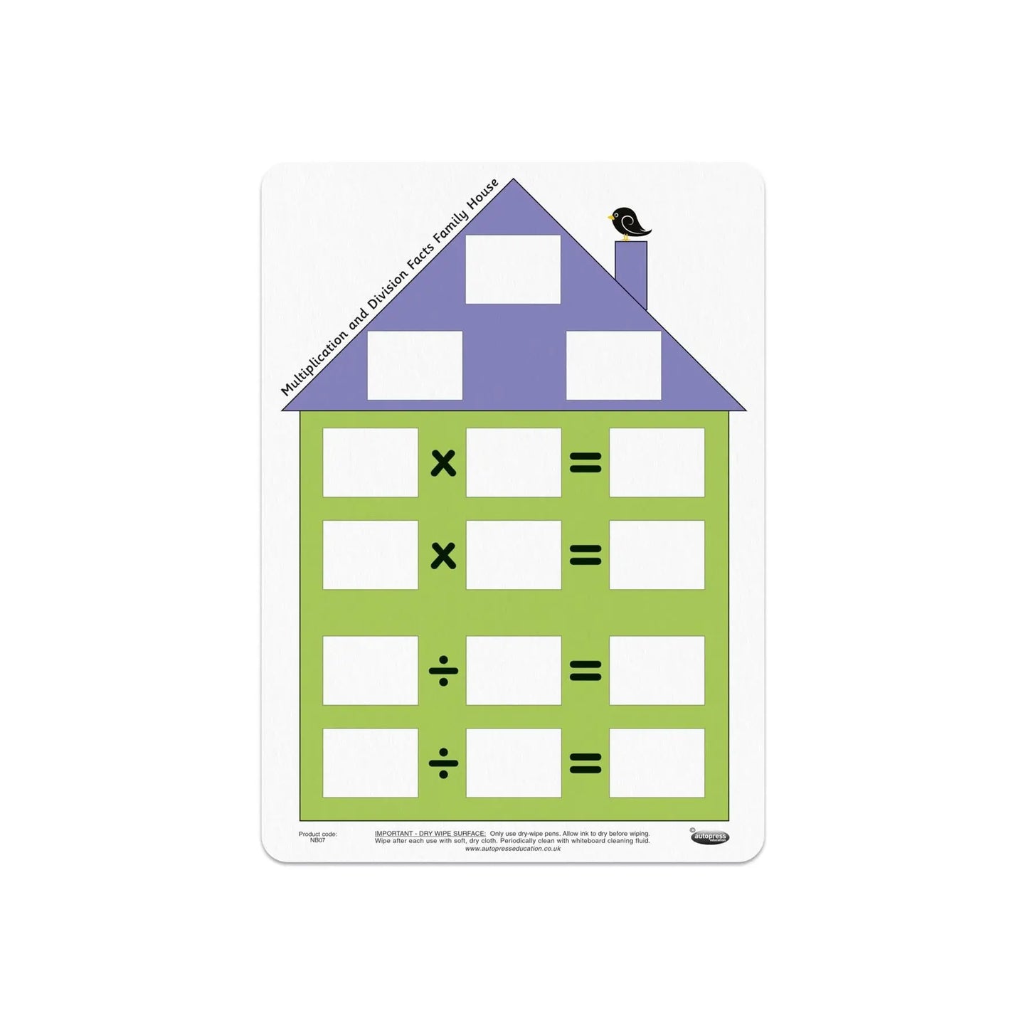 Number Facts House – Multiplication & Division (Medium) | The Dyslexia Shop