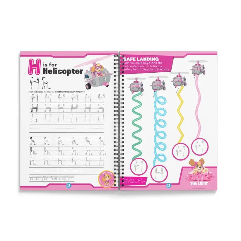 PAW PATROL Learn To Write The Alphabet Activity Book Ages 2-5 | The Dyslexia Shop