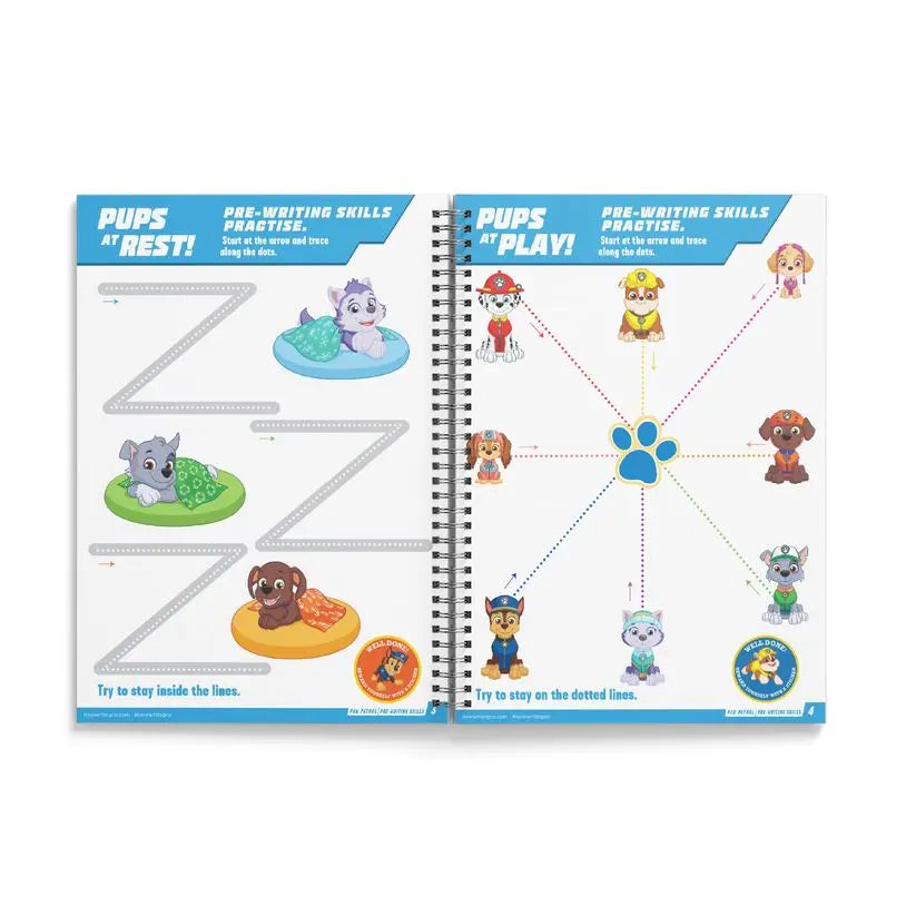 PAW PATROL My First Pre-Writing Skills Activity Book | First Writing Steps Ages 2+ | The Dyslexia...