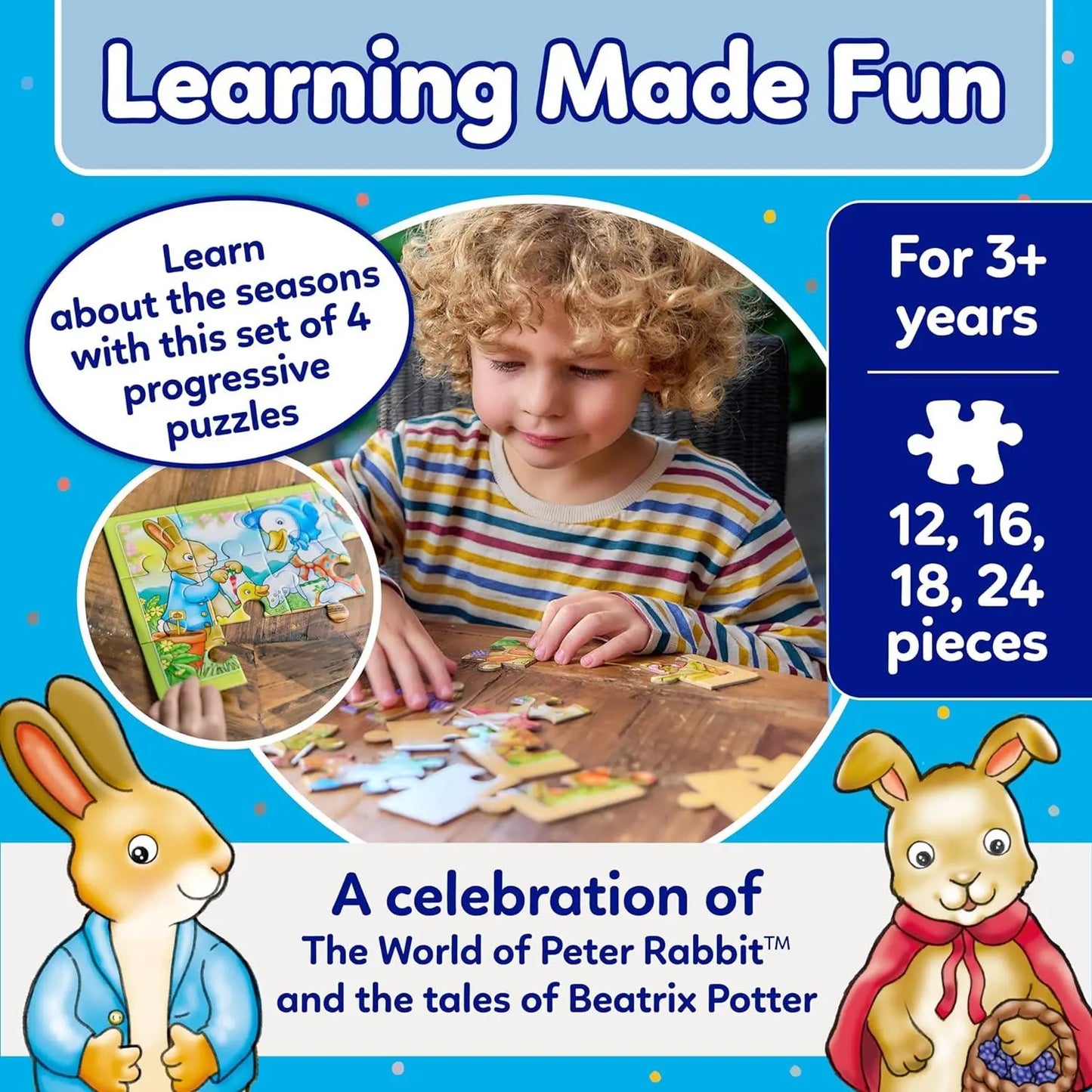 Peter Rabbit™ 4-in-a-Box Puzzles | The Dyslexia Shop