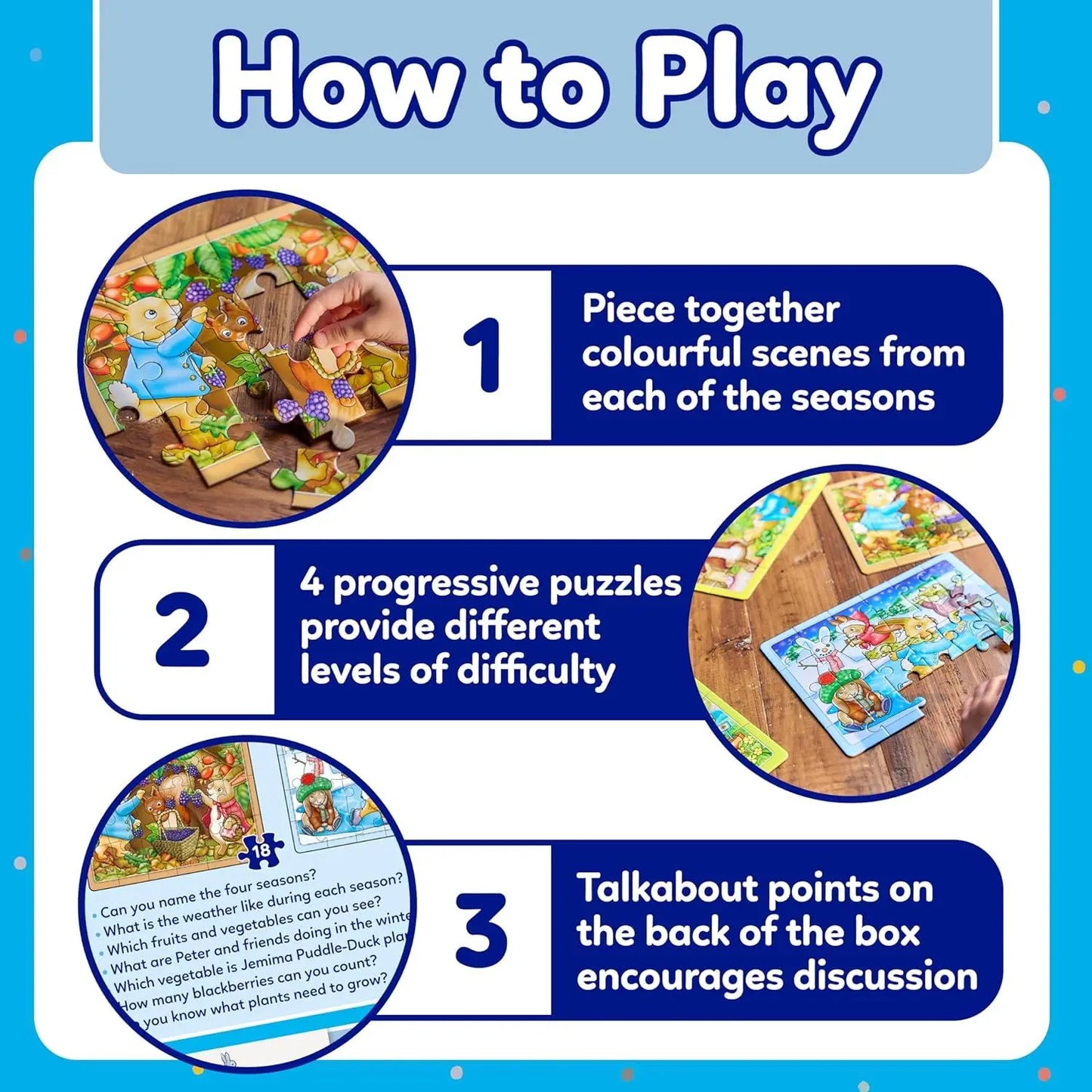 Peter Rabbit™ 4-in-a-Box Puzzles | The Dyslexia Shop