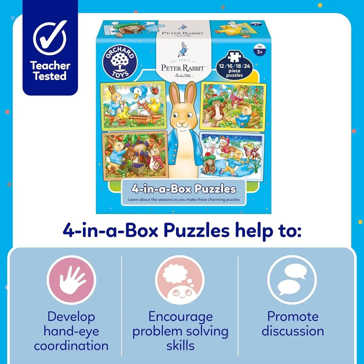 Peter Rabbit™ 4-in-a-Box Puzzles | The Dyslexia Shop