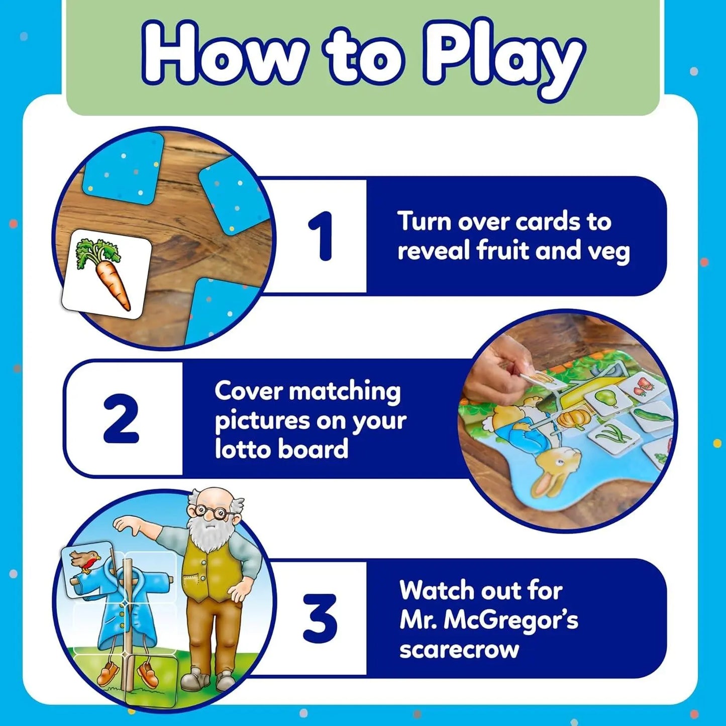 Peter Rabbit™ Veg Patch Lotto | The Dyslexia Shop