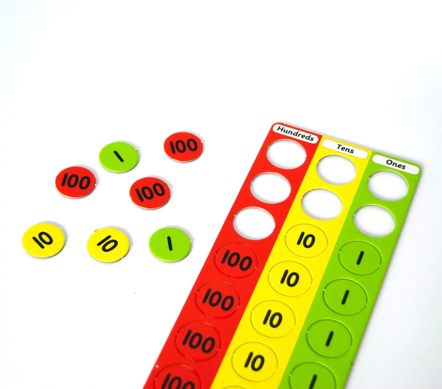Place Value Counters & Board (Htu) | The Dyslexia Shop