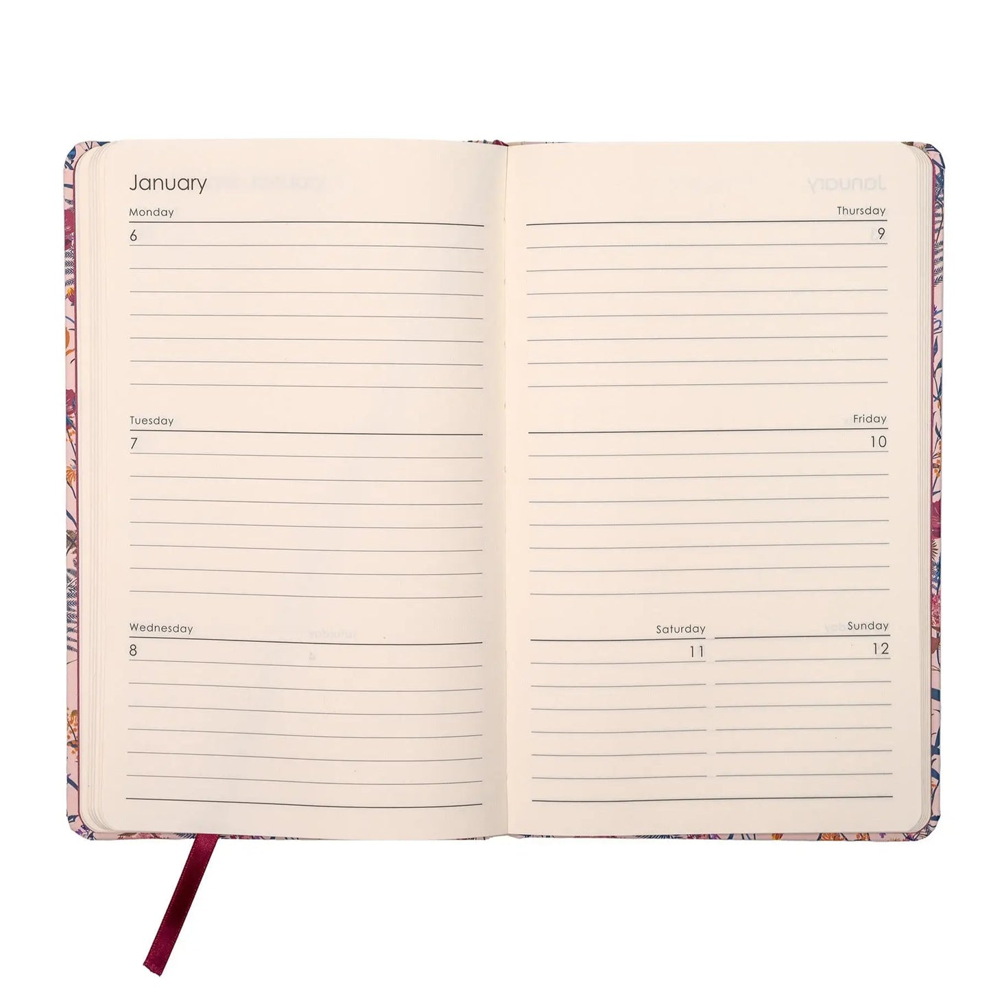 Pukka Bloom Soft Cover Academic Diary Blue | The Dyslexia Shop