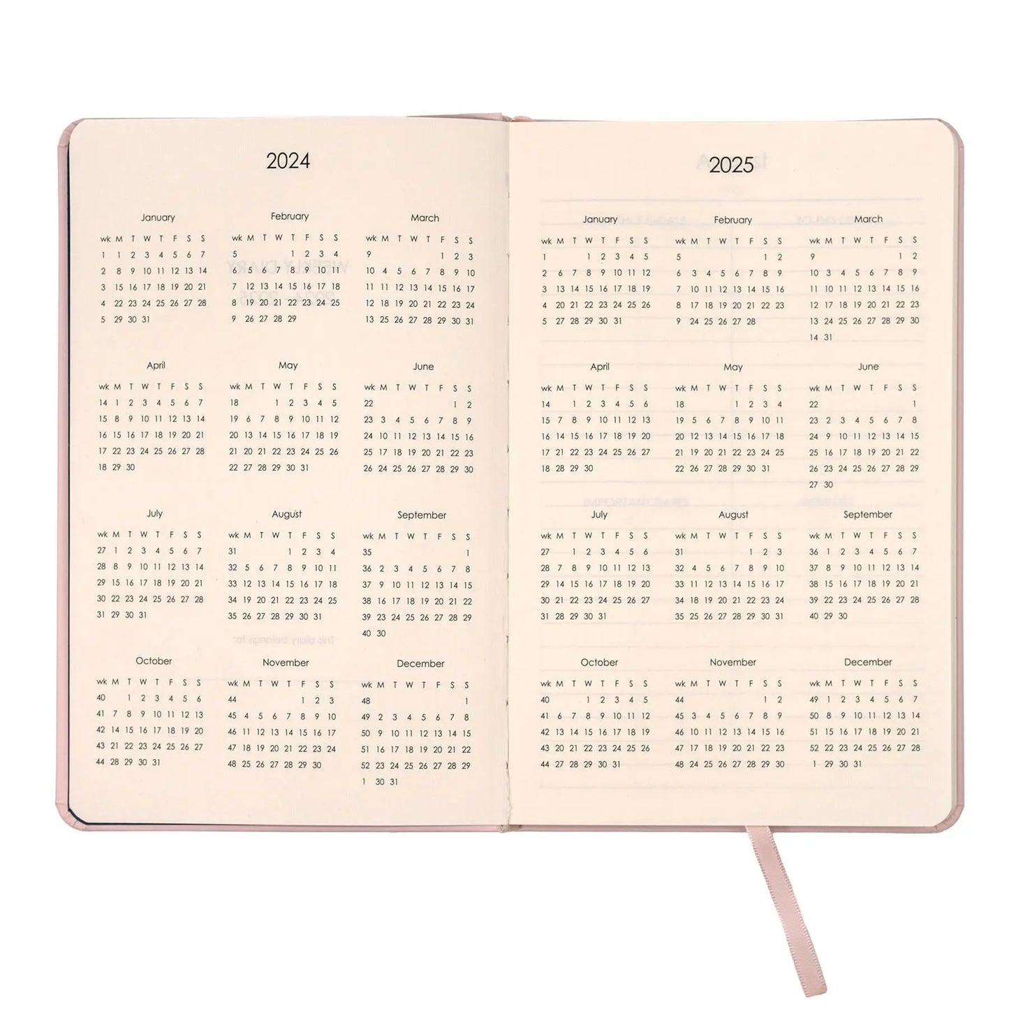 Pukka Bloom Soft Cover Academic Diary Cream | The Dyslexia Shop