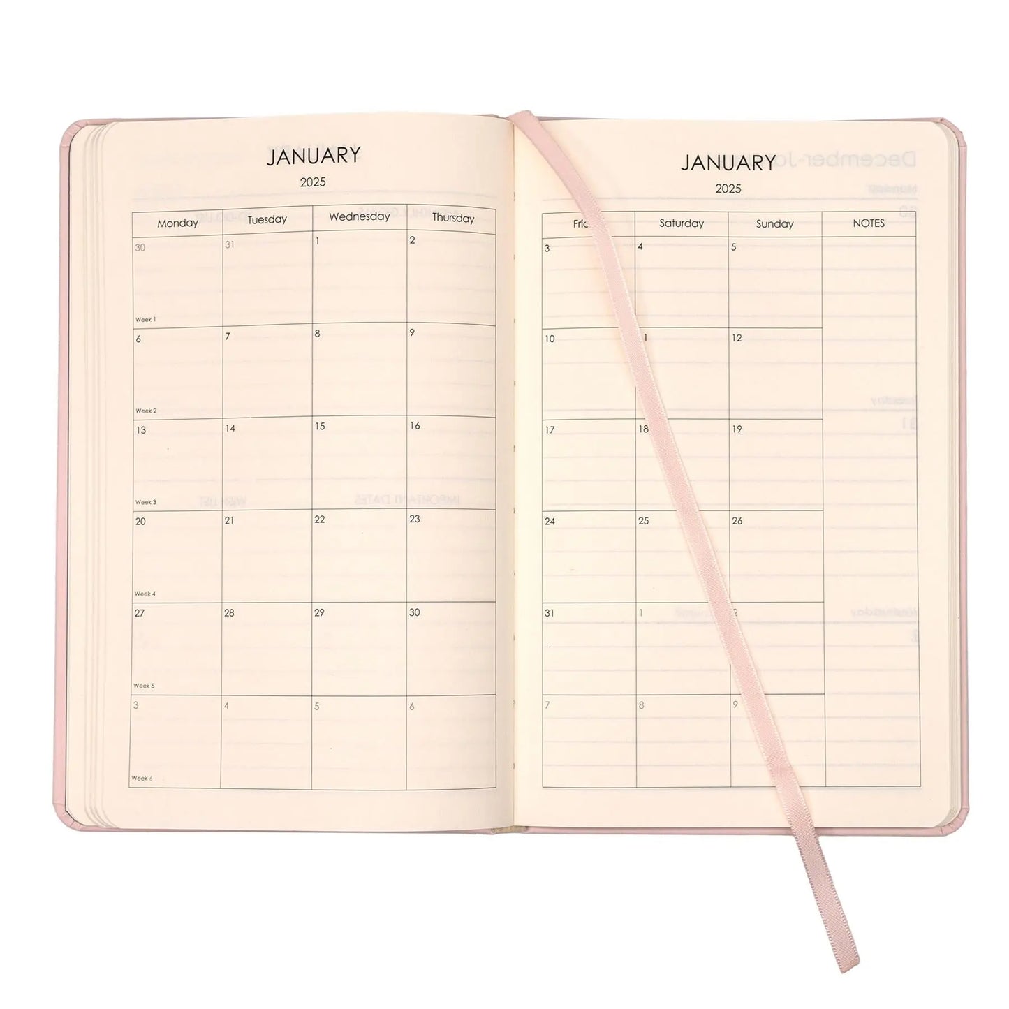 Pukka Bloom Soft Cover Academic Diary Cream | The Dyslexia Shop