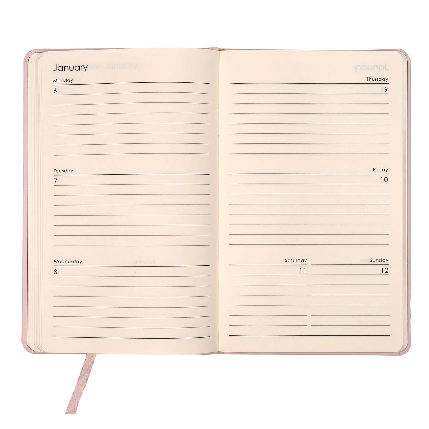 Pukka Bloom Soft Cover Academic Diary Cream | The Dyslexia Shop