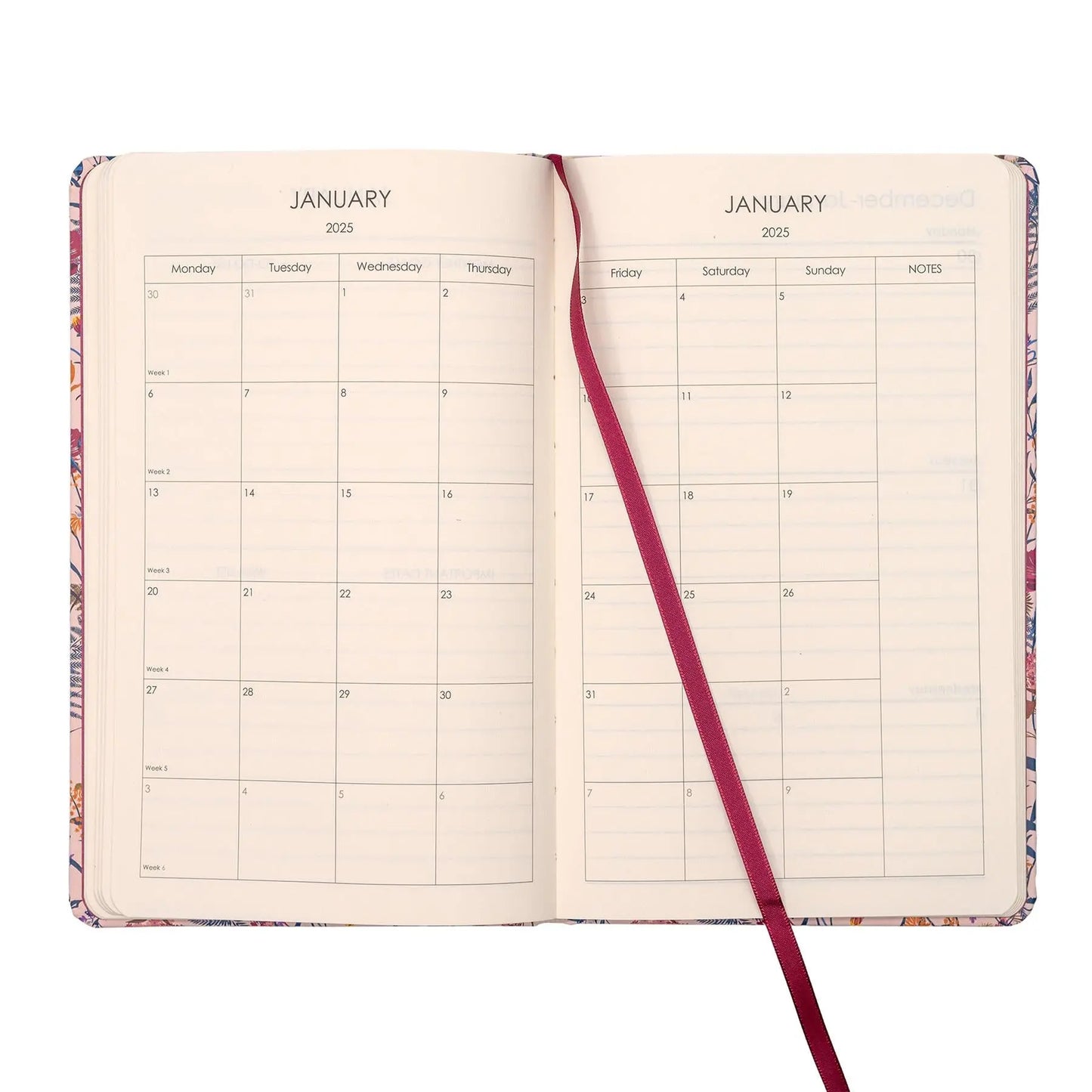 Pukka Bloom Soft Cover Academic Diary Pink | The Dyslexia Shop