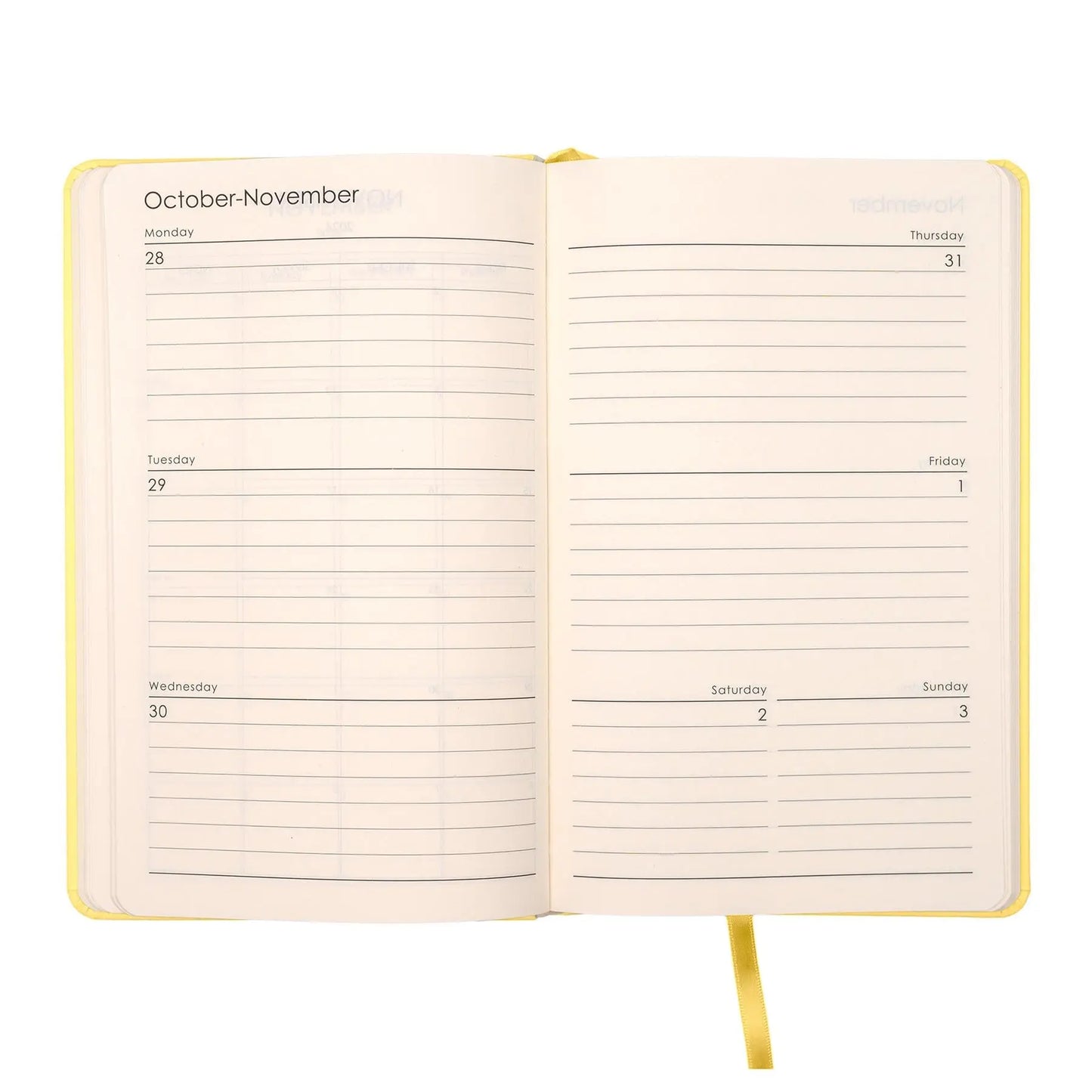 Pukka Soft Cover Academic Diary Yellow | The Dyslexia Shop