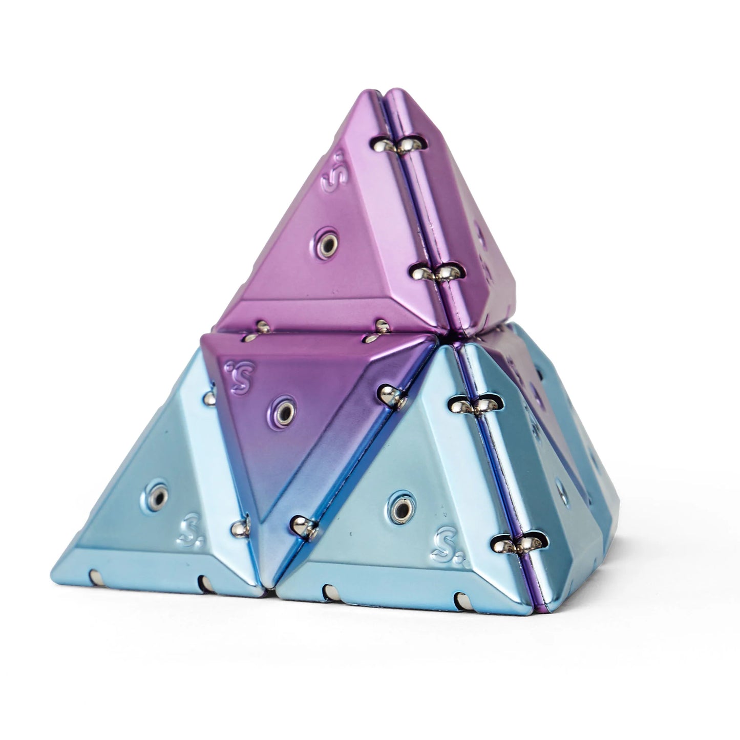 Speks. Geode The Magnetic Fidget Chrome Pyramid