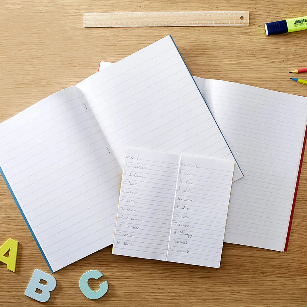 RHINO A4 Exercise Book - 12mm Lined | 32pg/10pk | The Dyslexia Shop