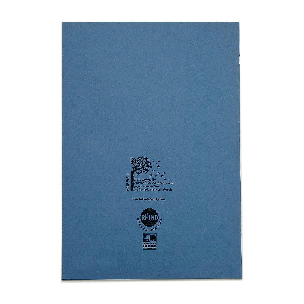 RHINO A4 Exercise Book - 8mm Lined/Blank Alternate | 64pg/10pk | The Dyslexia Shop