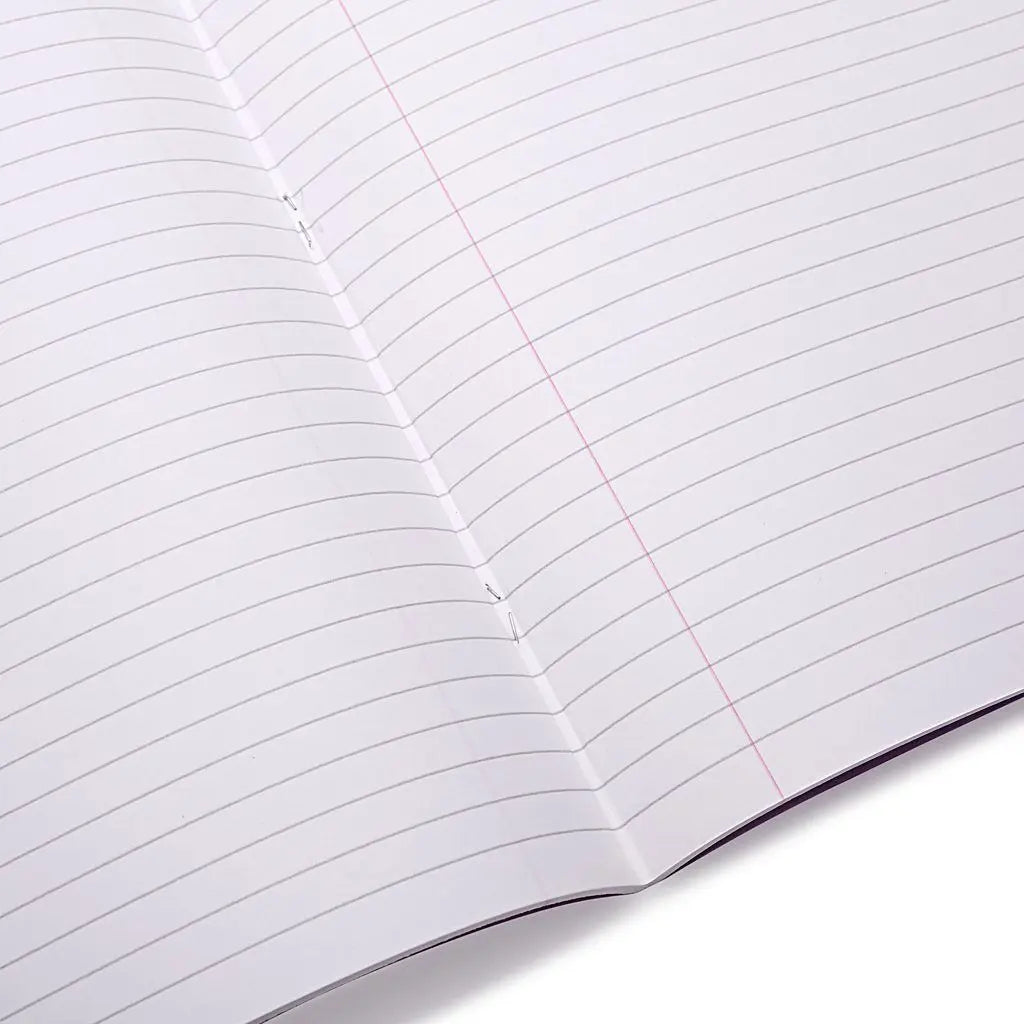 RHINO A4 Exercise Book - 8mm Lined + Margin | 80pg/10pk | The Dyslexia Shop