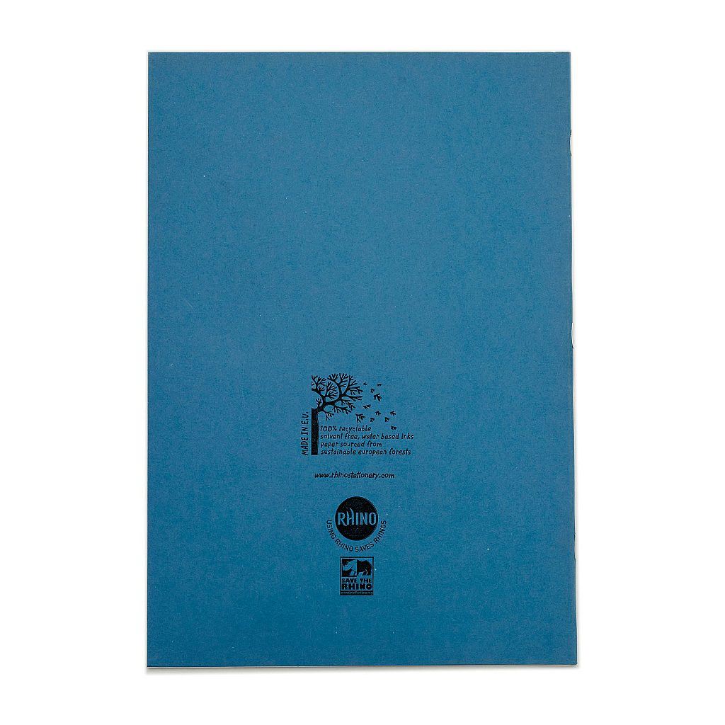 RHINO A4 Exercise Book - Split Page Blank/13mm Lined | 64pg/10pk | The Dyslexia Shop